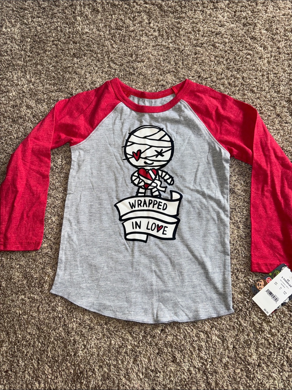 Little Monsters valentine graphic tee size 5t